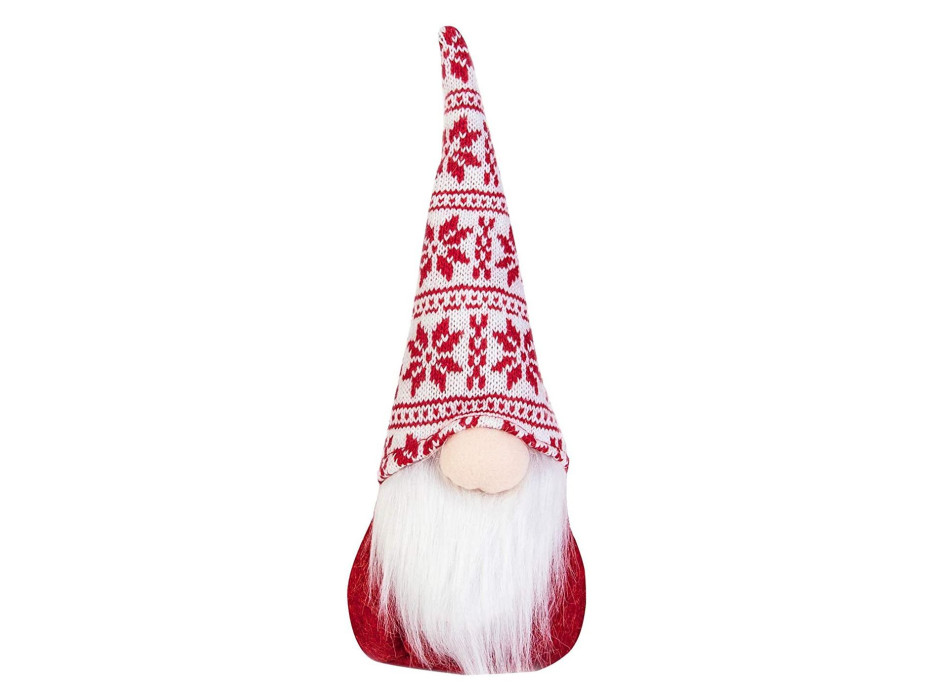 Vianočný škriatok 29 cm - škandinávsky - červený