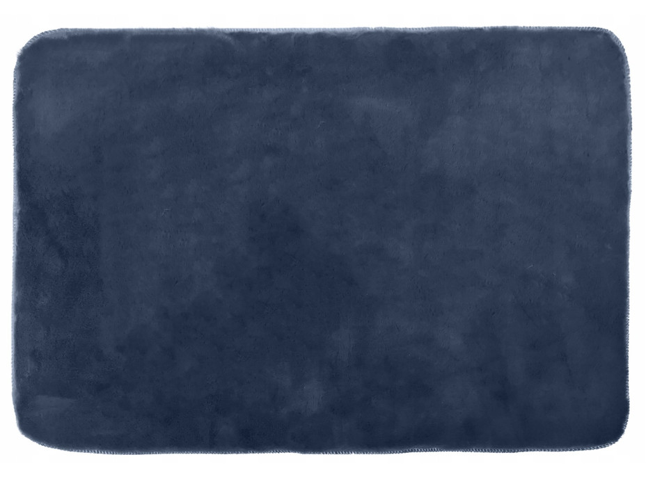 Kúpeľňová plyšová predložka OSLO TPR 50x75 cm - NAVY modrá