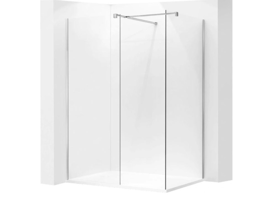 Variabilná sprchová zástena MAXMAX KIOTO 50x200 cm, 8 mm - číre sklo