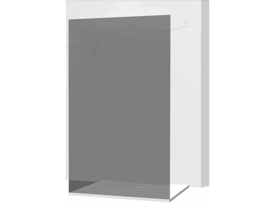 Variabilná sprchová zástena MAXMAX KIOTO 70x200 cm, 8 mm - grafitové sklo