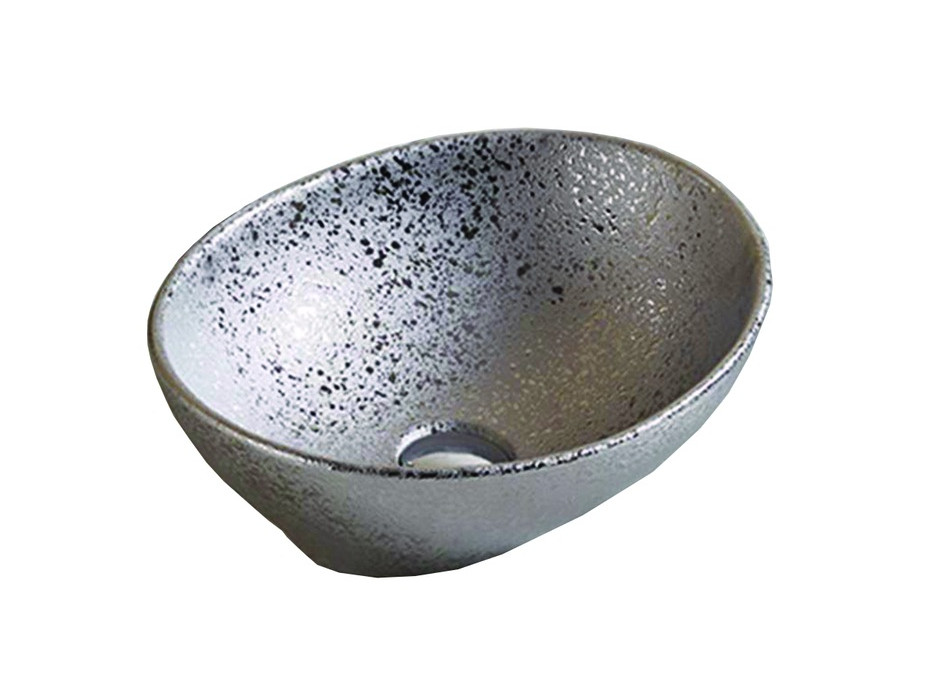 Keramické umývadlo MEXEN ELZA - strieborné s patinou, 21014052