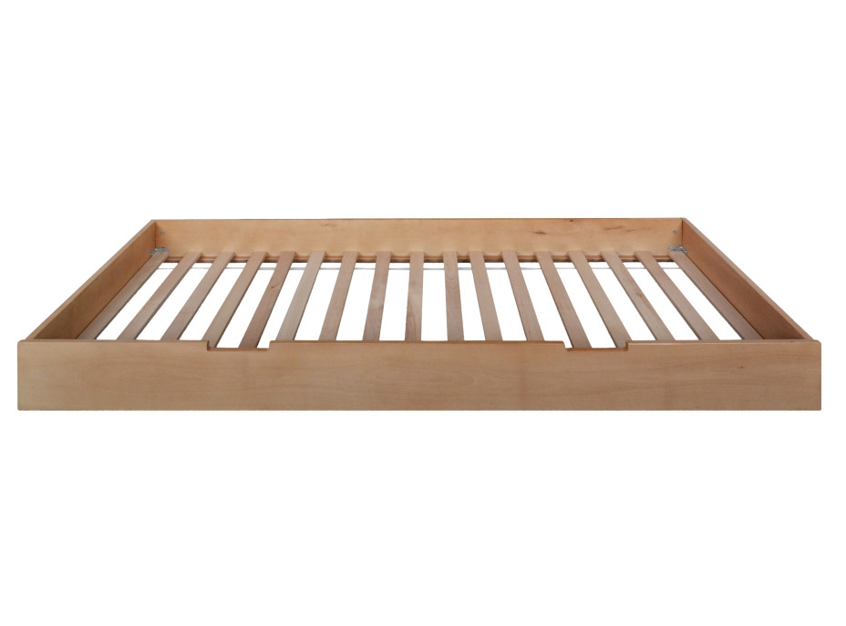 Detská poschodová posteľ z MASÍVU BUK - MARK 200x90cm - biela