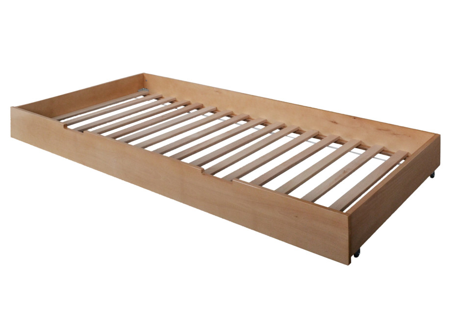 Detská poschodová posteľ z MASÍVU BUK - MARK 200x90cm - biela