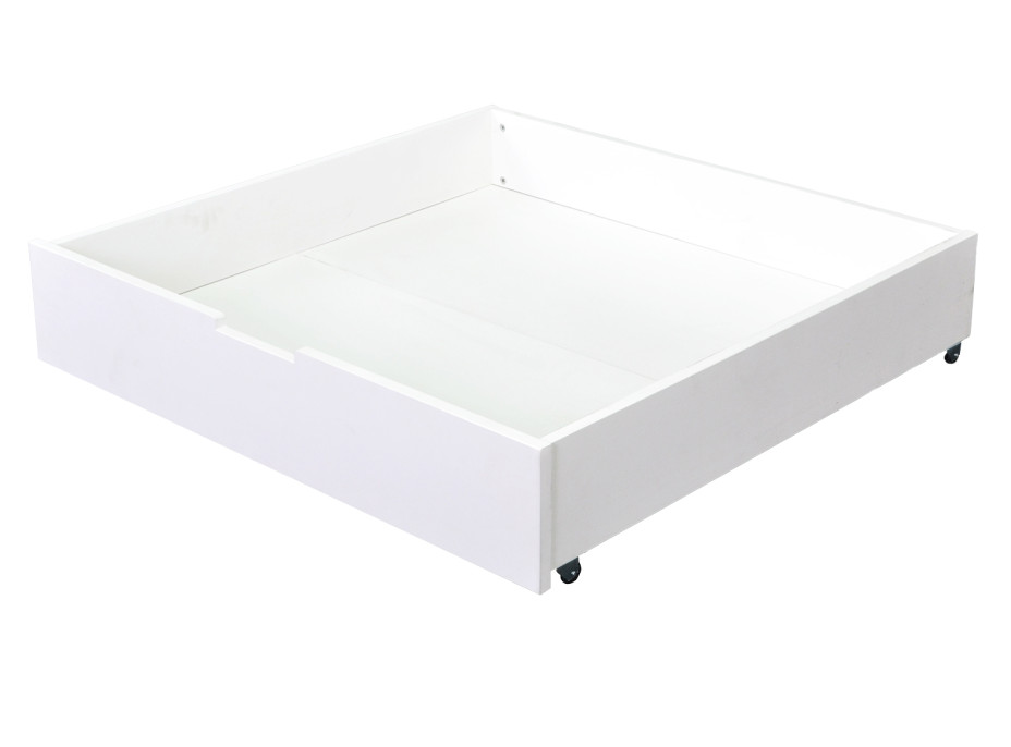 Detská poschodová posteľ z MASÍVU BUK - MARK 200x90cm - biela