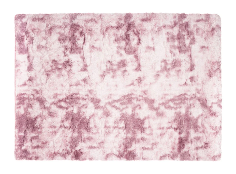 Plyšový koberec SILK Ombre - RUŽOVÝ