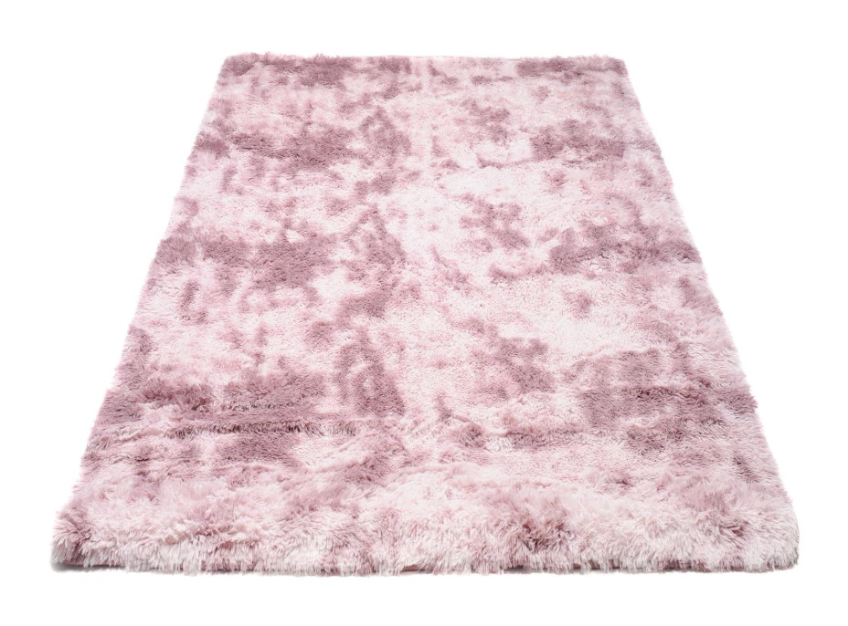 Plyšový koberec SILK Ombre - RUŽOVÝ