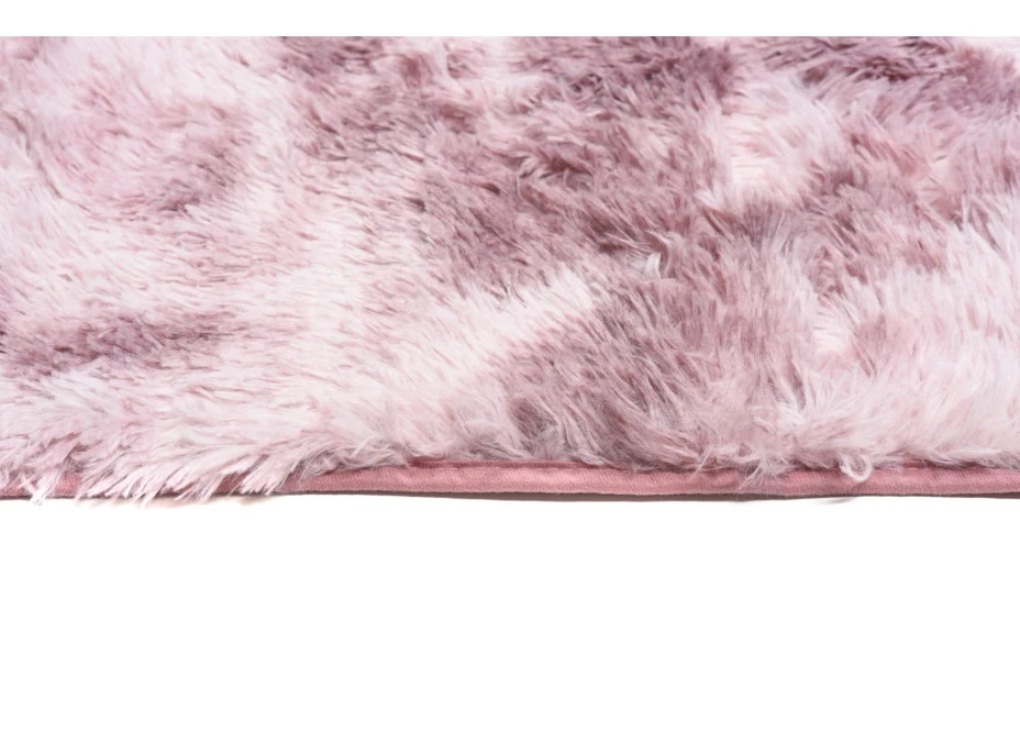 Plyšový koberec SILK Ombre - RUŽOVÝ