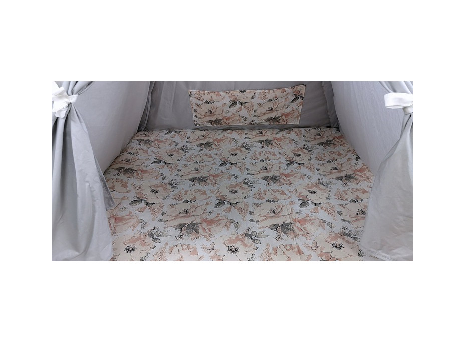 Detský stan TEEPEE (TÍPÍ) PIVONKY s doplnkami - šedý