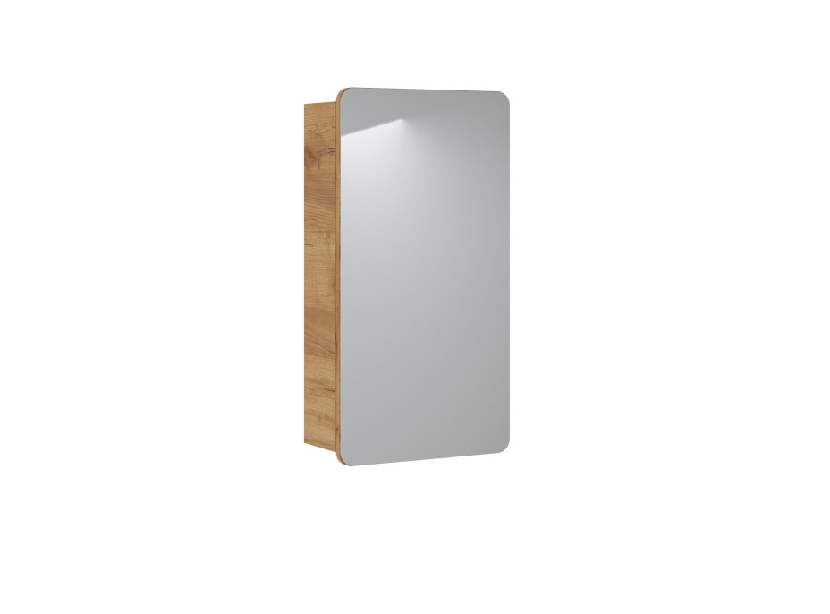 Zostava kúpeľňového nábytku BÁRA cosmos 40 cm so zrkadlovou skrinkou vr. zápustného keramického umývadla