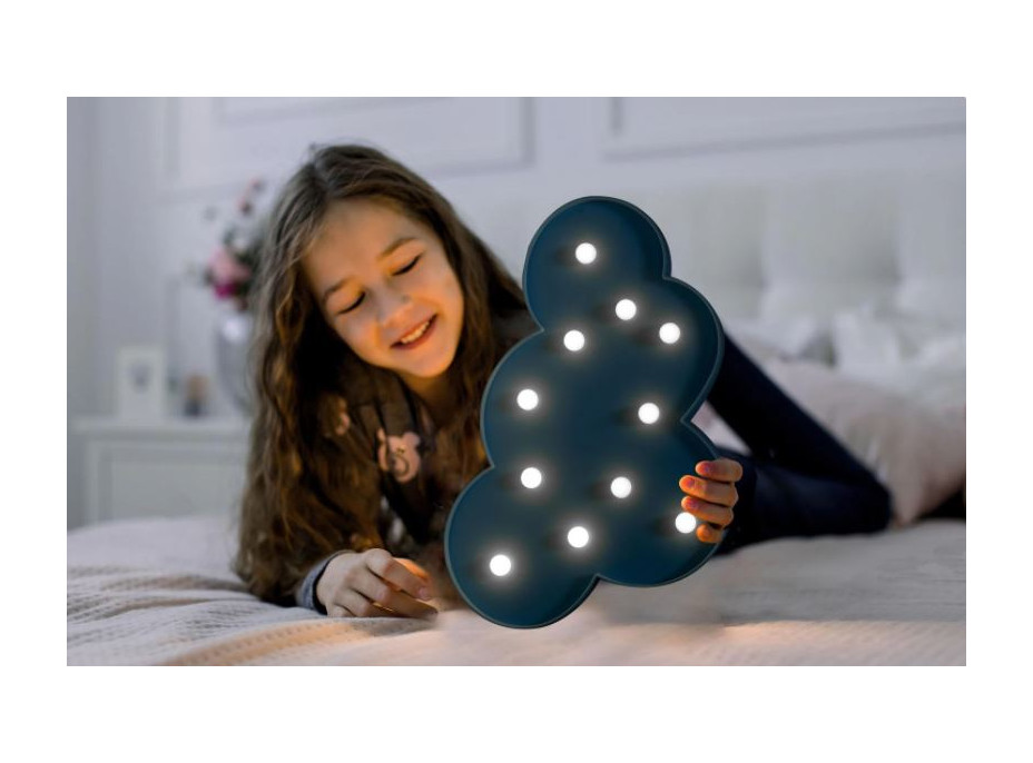 Detská ozdobná LED lampička - Mráčik