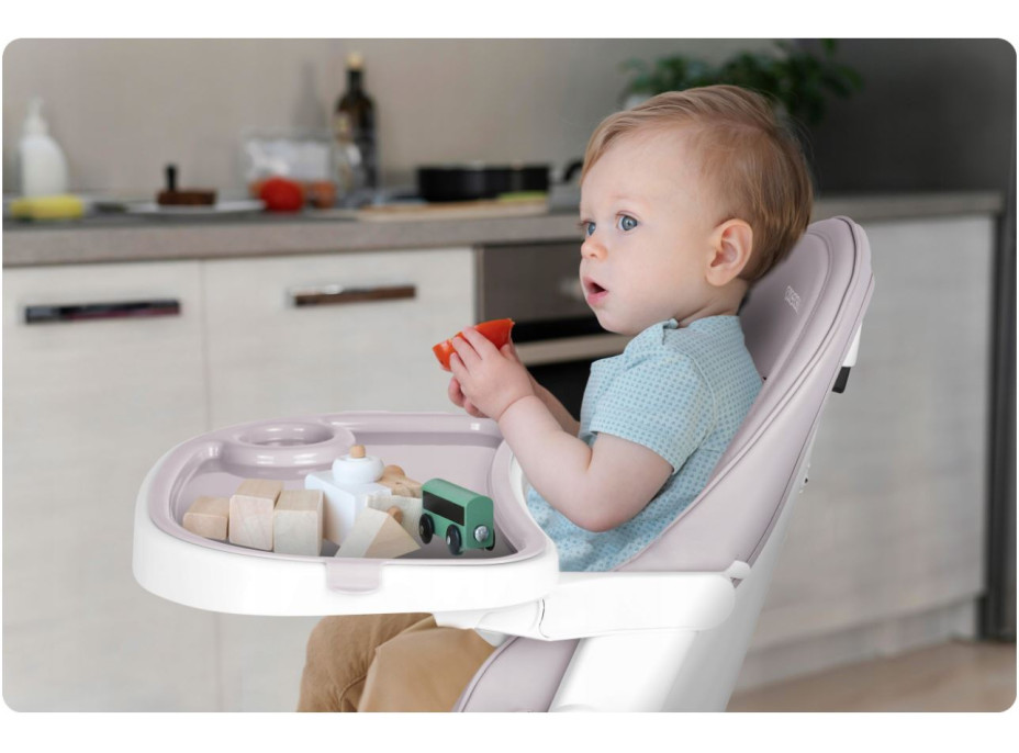Detská jedálenská stolička TUGO 3v1 - šedá