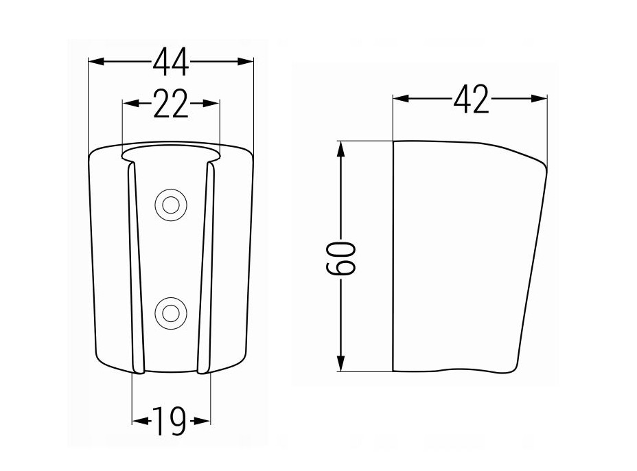 Držiak sprchy MAXMAX MEXEN - oválny - chrómový, 79352-00