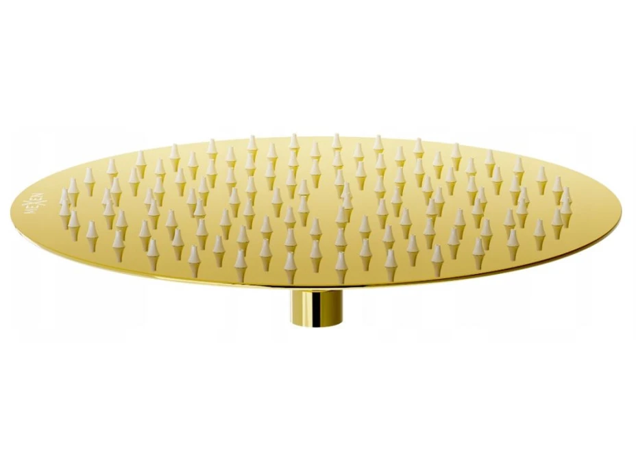 Sprchová dažďová hlavica MAXMAX MEXEN SLIM - guľatá - 25 cm - zlatá, 79225-50