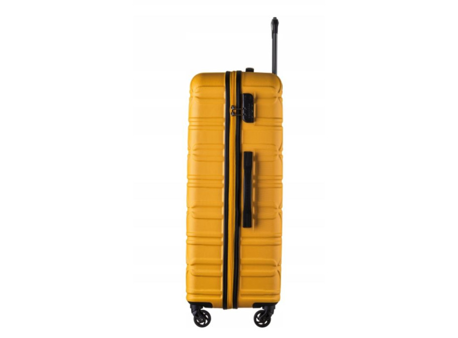 Moderné cestovné kufre CALIFORNIA - žlté