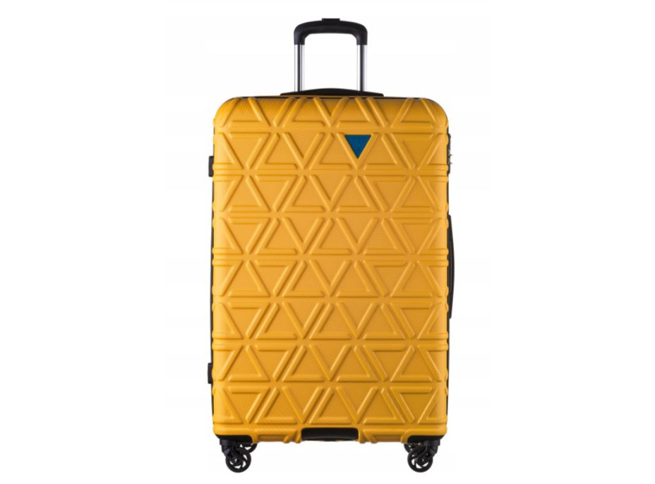 Moderné cestovné kufre CALIFORNIA - žlté