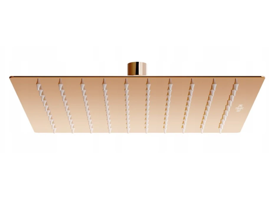 Sprchová dažďová hlavica MAXMAX MEXEN SLIM - štvorcová - 25x25 cm - rose gold, 79125-60