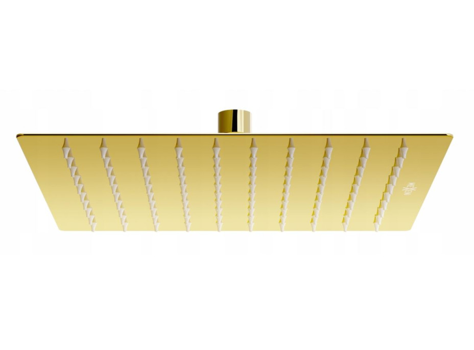 Sprchová dažďová hlavica MAXMAX MEXEN SLIM - štvorcová - 25x25 cm - zlatá, 79125-50