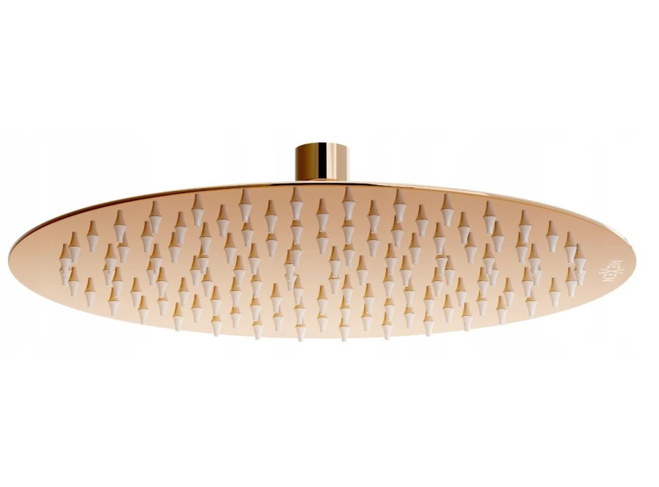 Sprchová dažďová hlavica MAXMAX MEXEN SLIM - guľatá - 25 cm - rose gold, 79225-60