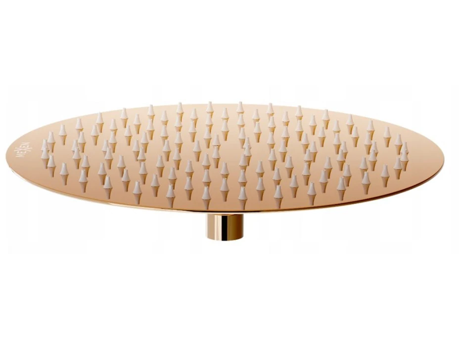 Sprchová dažďová hlavica MAXMAX MEXEN SLIM - guľatá - 25 cm - rose gold, 79225-60