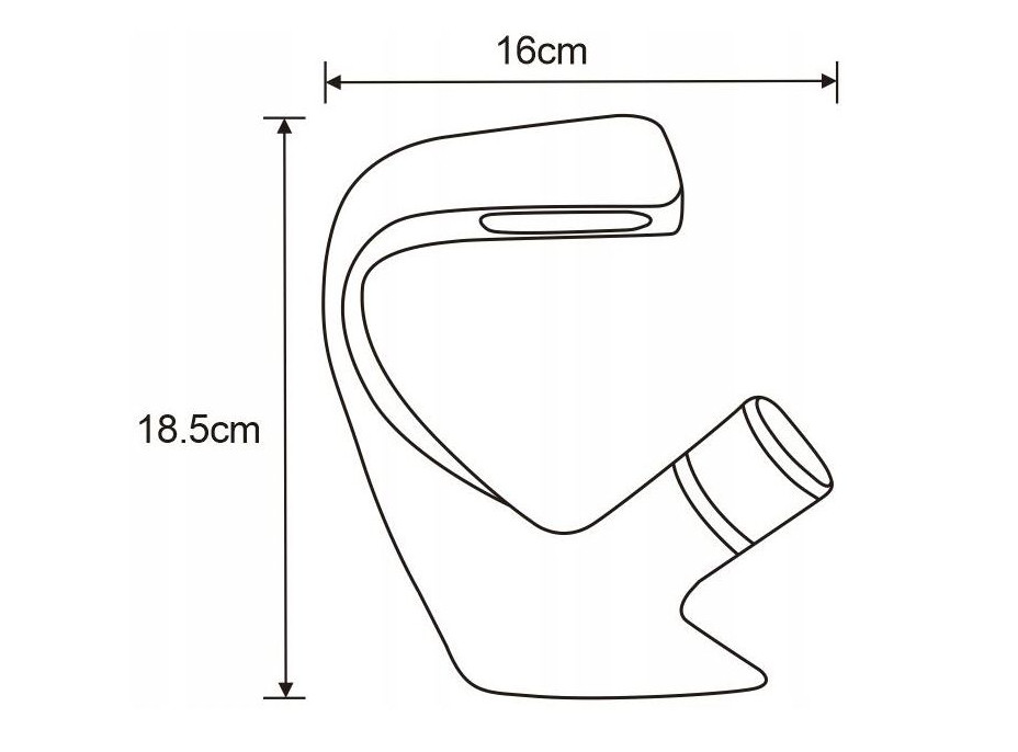 Umývadlová batéria MAXMAX MEXEN CARDO - čierna, 747200-70