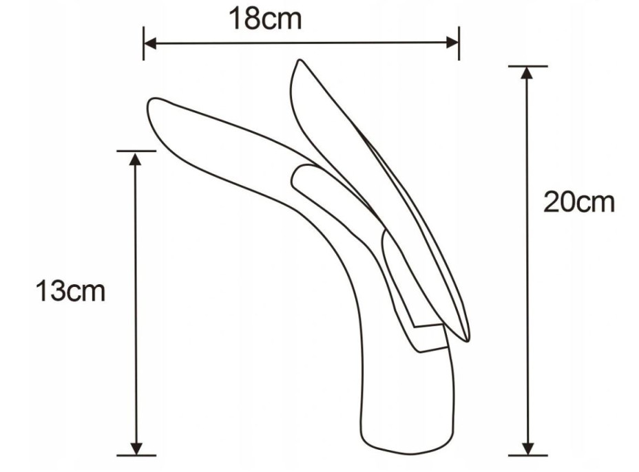 Umývadlová batéria MAXMAX MEXEN FOJA - chrómová, 746700-00