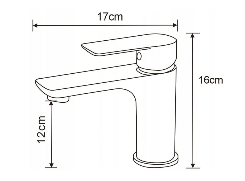 Umývadlová batéria MAXMAX MEXEN ALFA - biela/chróm - nízka, 745700-02