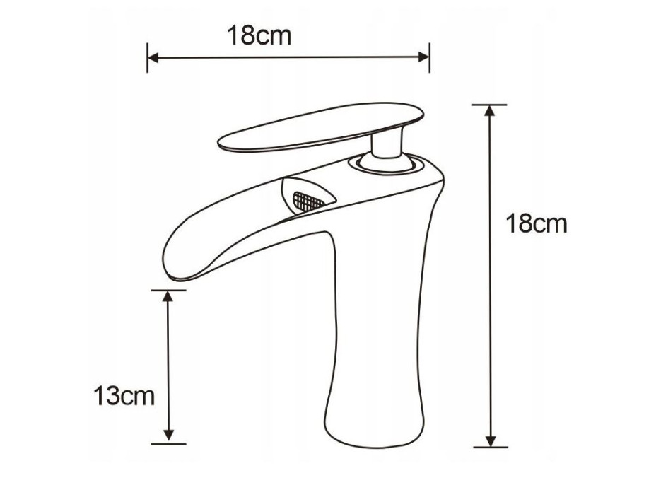 Umývadlová batéria MAXMAX MEXEN LYRA - čierna/chróm - nízka, 745300-07