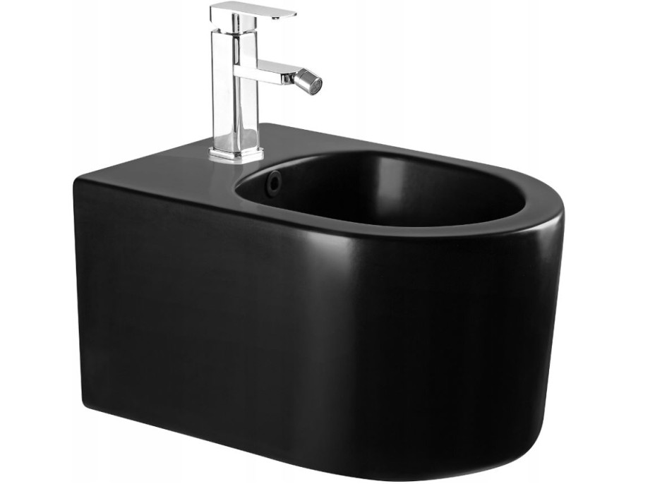 Závesný bidet MEXEN SOFIA 48 cm - čierny lesklý, 35544870