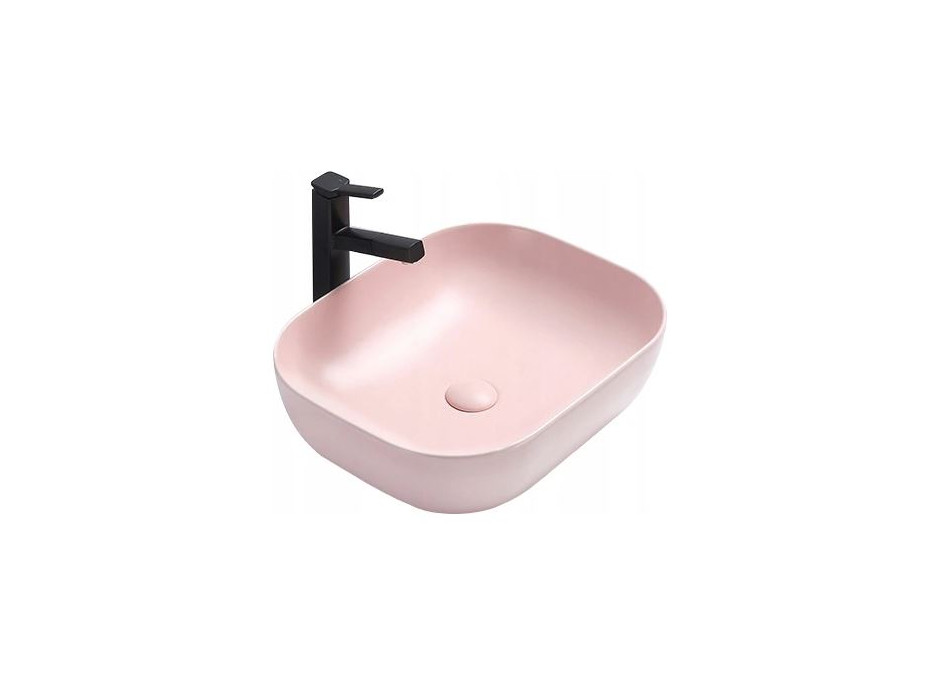 Keramické umývadlo MAXMAX MEXEN ROSA - ružové matné, 21095044