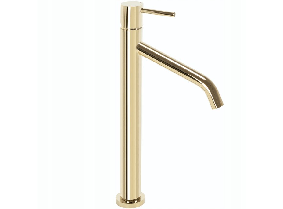Umývadlová batéria REA LEVEL - vysoká - zlatá