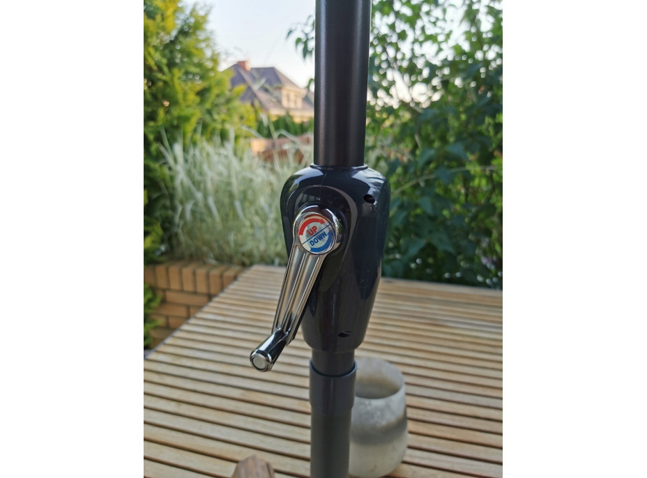 Záhradný slnečník ORLANDO 300 cm - s kĺbom - béžový