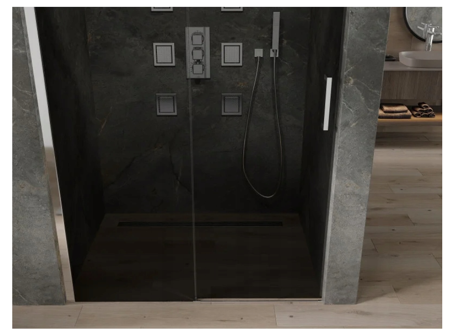 Sprchové dvere maxmax OMEGA 100 cm - GRAFIT