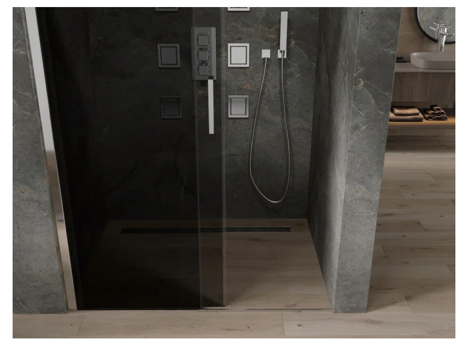 Sprchové dvere maxmax OMEGA 100 cm - GRAFIT