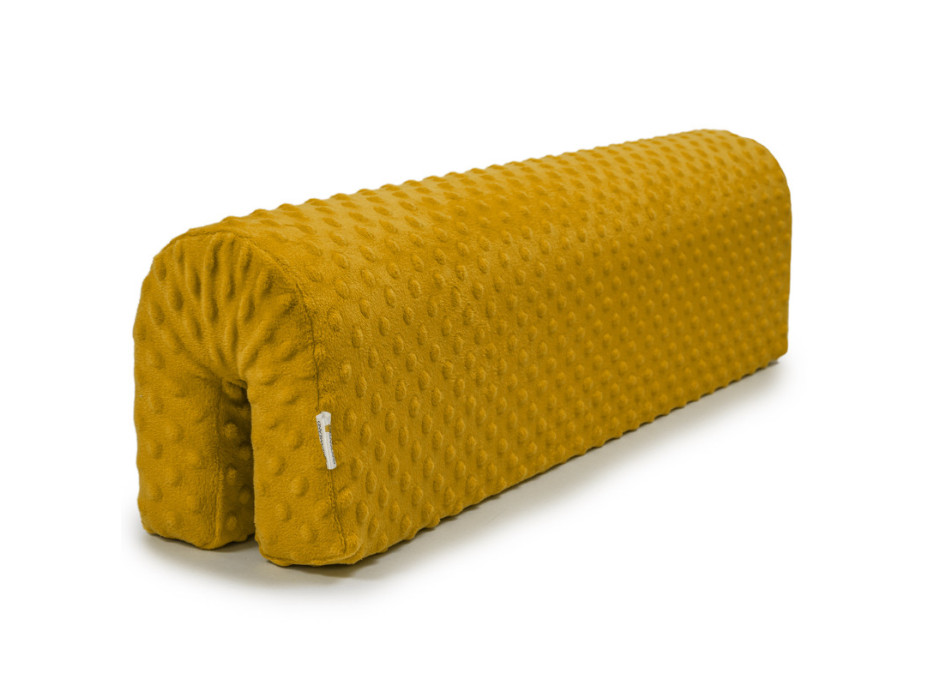 Chránič na detskú posteľ MINKY 70 cm - horčicovo žltý