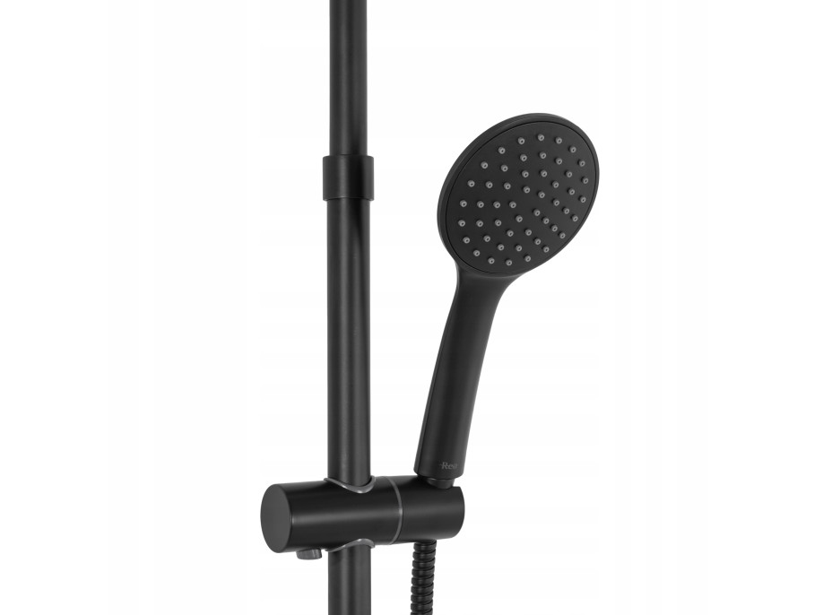 Sprchová súprava REA ALDI s výtokom do vane - čierna