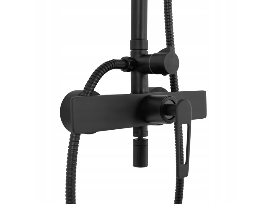 Sprchová súprava REA ALDI s výtokom do vane - čierna