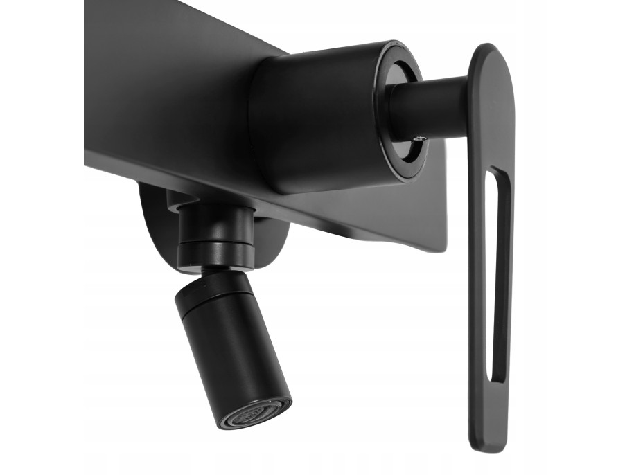 Sprchová súprava REA ALDI s výtokom do vane - čierna