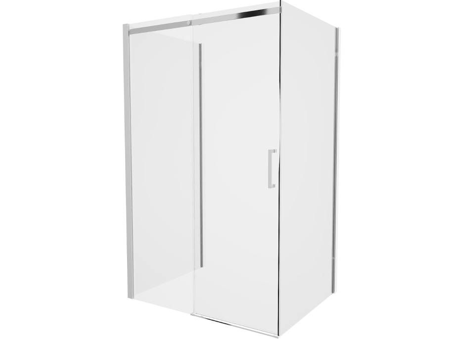 Sprchovací kút na stenu maxmax OMEGA 100x80 cm - 3 strany