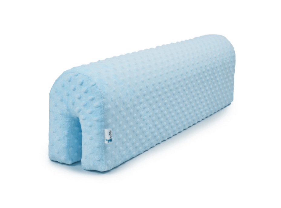 Chránič na detskú posteľ MINKY 80 cm - svetlo modrý