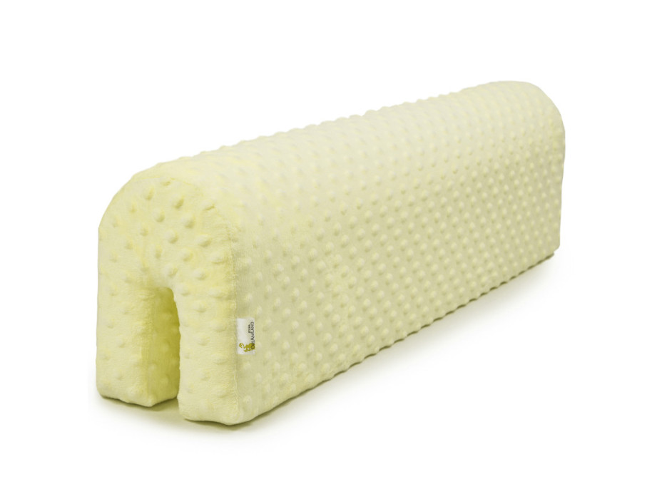 Chránič na detskú posteľ MINKY 90 cm - vanilkový