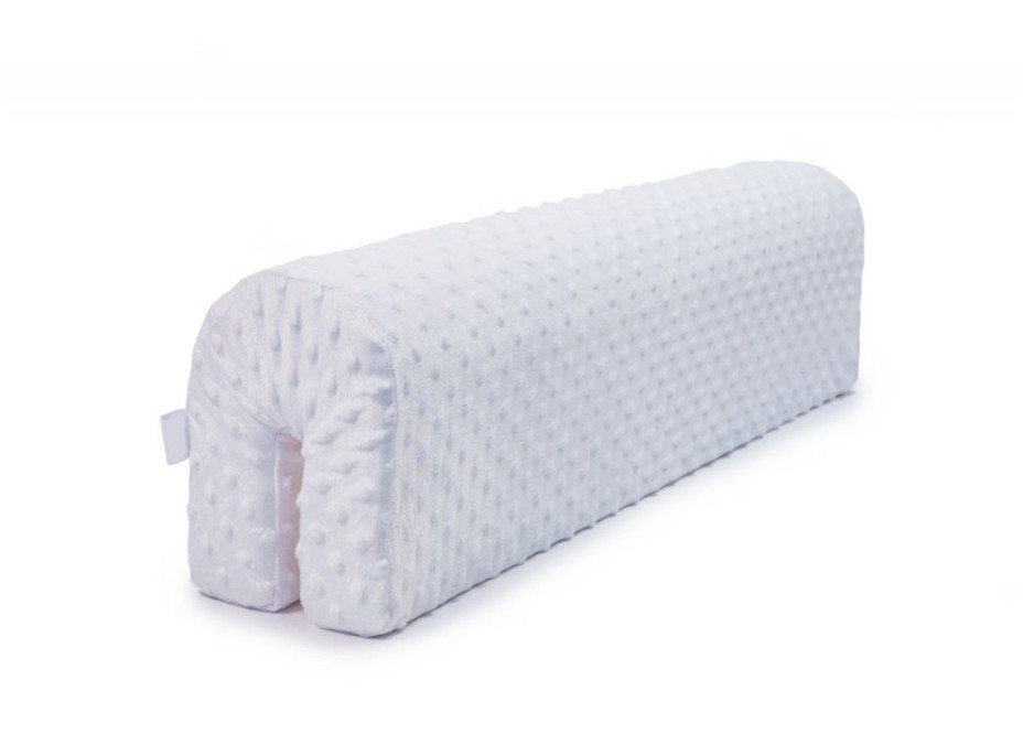 Chránič na detskú posteľ MINKY 80 cm - biely