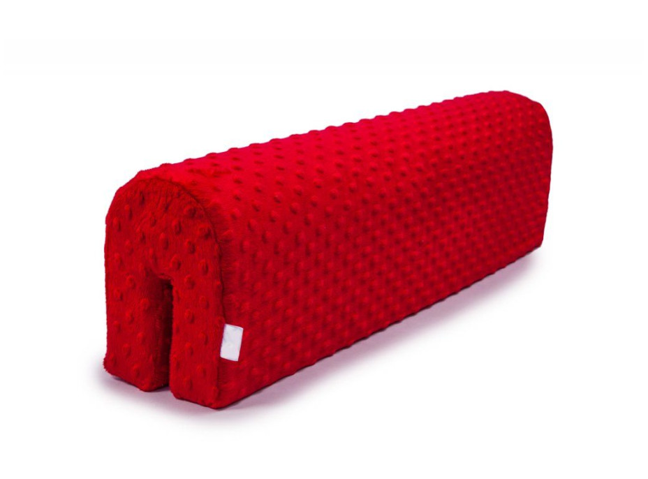 Chránič na detskú posteľ MINKY 50 cm - červený