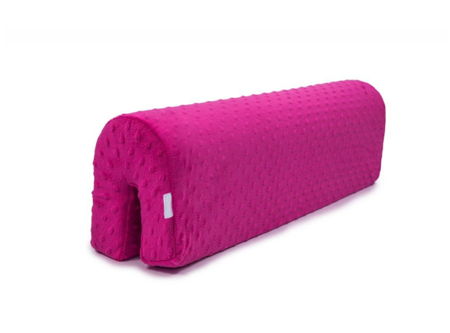 Chránič na detskú posteľ MINKY 50 cm - malinový