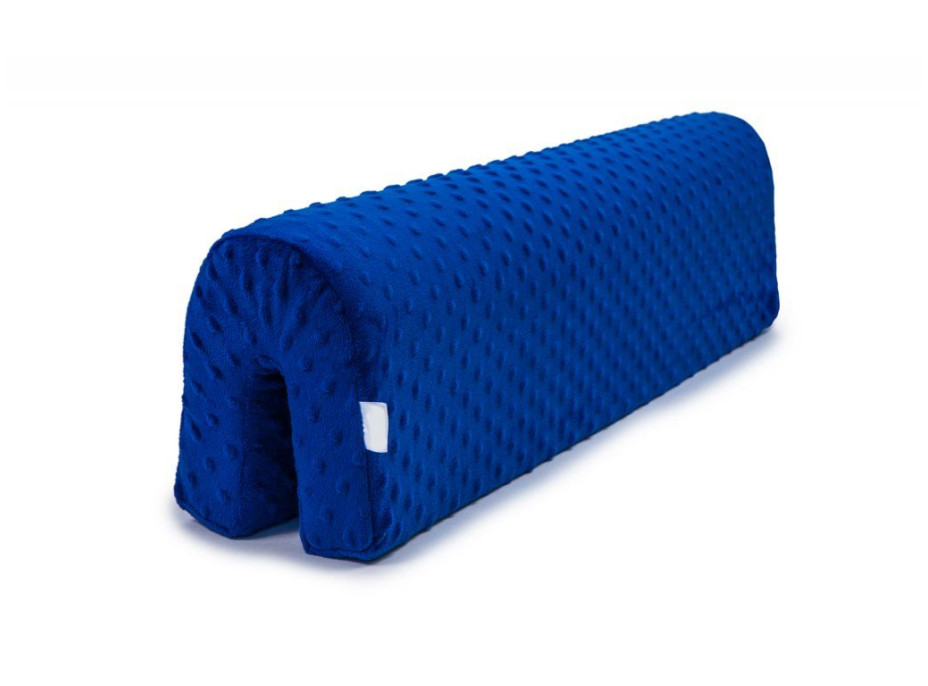 Chránič na detskú posteľ MINKY 100 cm - tmavo modrý