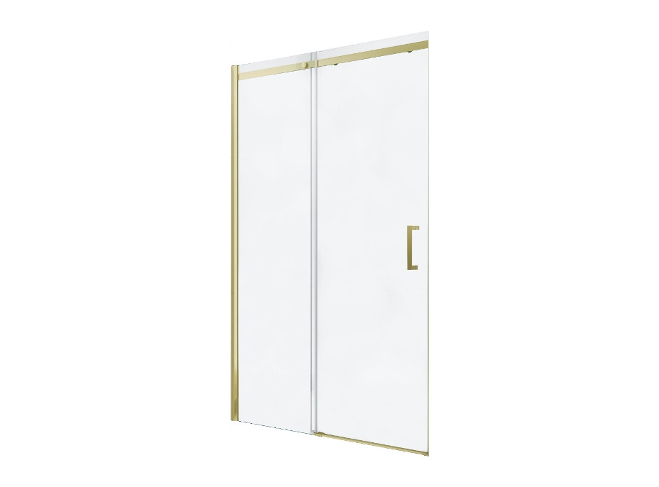 Sprchové dvere OMEGA 110 cm - zlaté - číre sklo