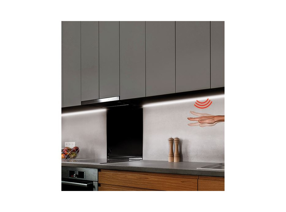 Kuchynské podlinkové svietidlo - LED pásik - 3m - 180 LED - s bezdotykovým ovládaním