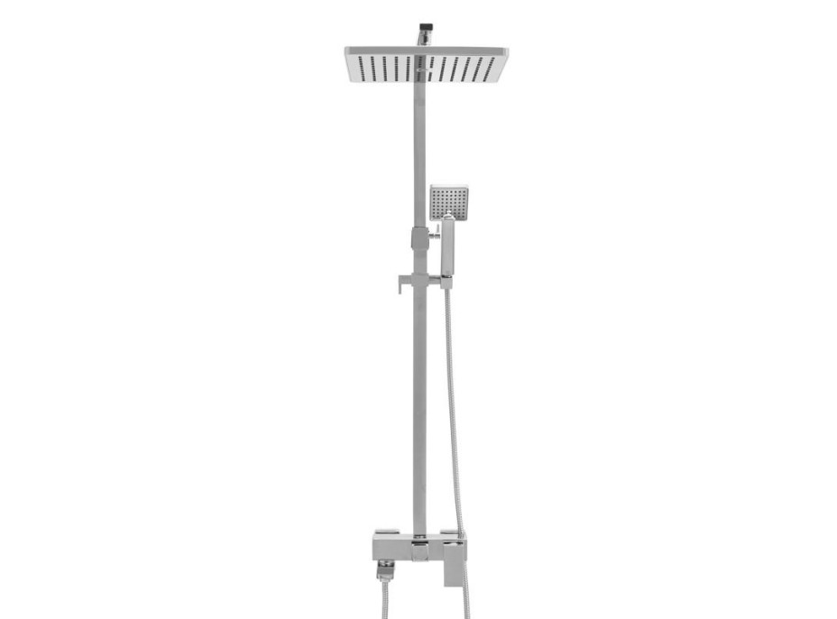 Sprchová súprava KABE s výtokom do vane - chrómová - hlavica 30x30 cm