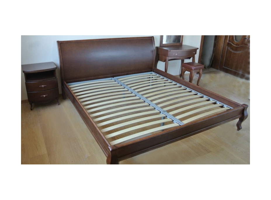 Kovová posteľ - rošt s nohami - Economy - 200x140 cm
