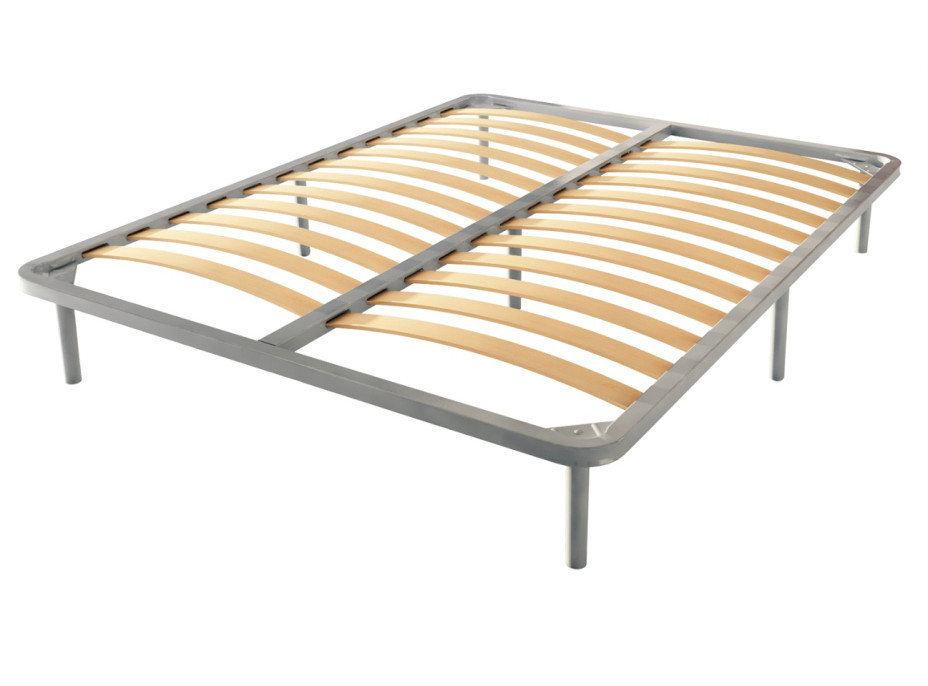 Kovová posteľ - rošt s nohami - Standard - 200x80 cm