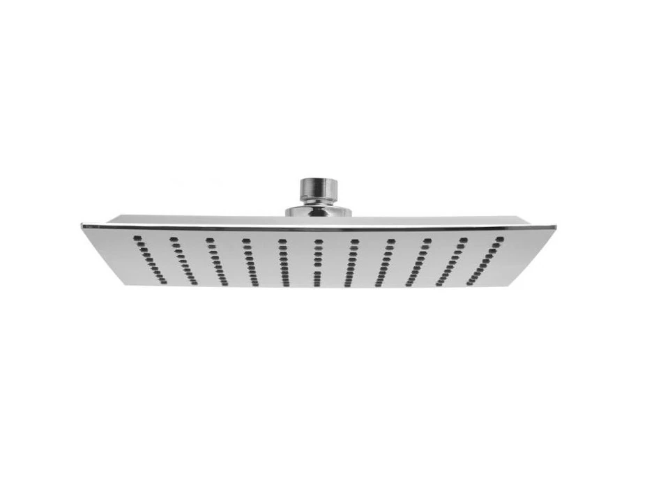 Sprchová dažďová hlavica YOKA SLIM - hranatá - 25 cm - chrómová